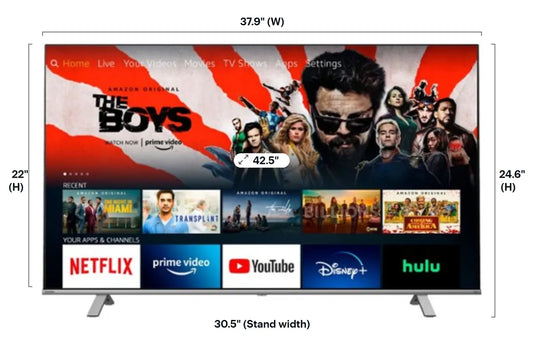 43" 4K Fire TV Rental