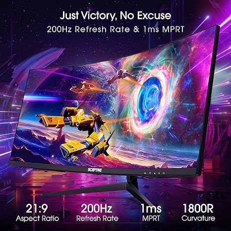 Sceptre 30" Curved Gaming Monitor Rental