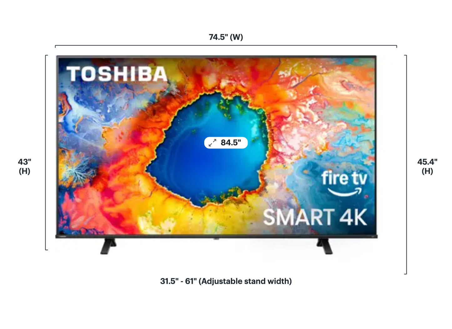 Toshiba 65" 4K Fire TV Rental