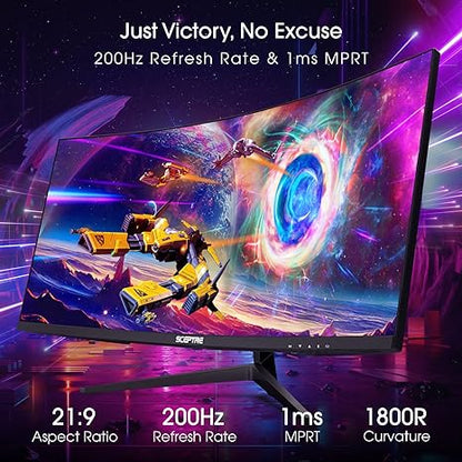 Sceptre 30" Curved Gaming Monitor Rental